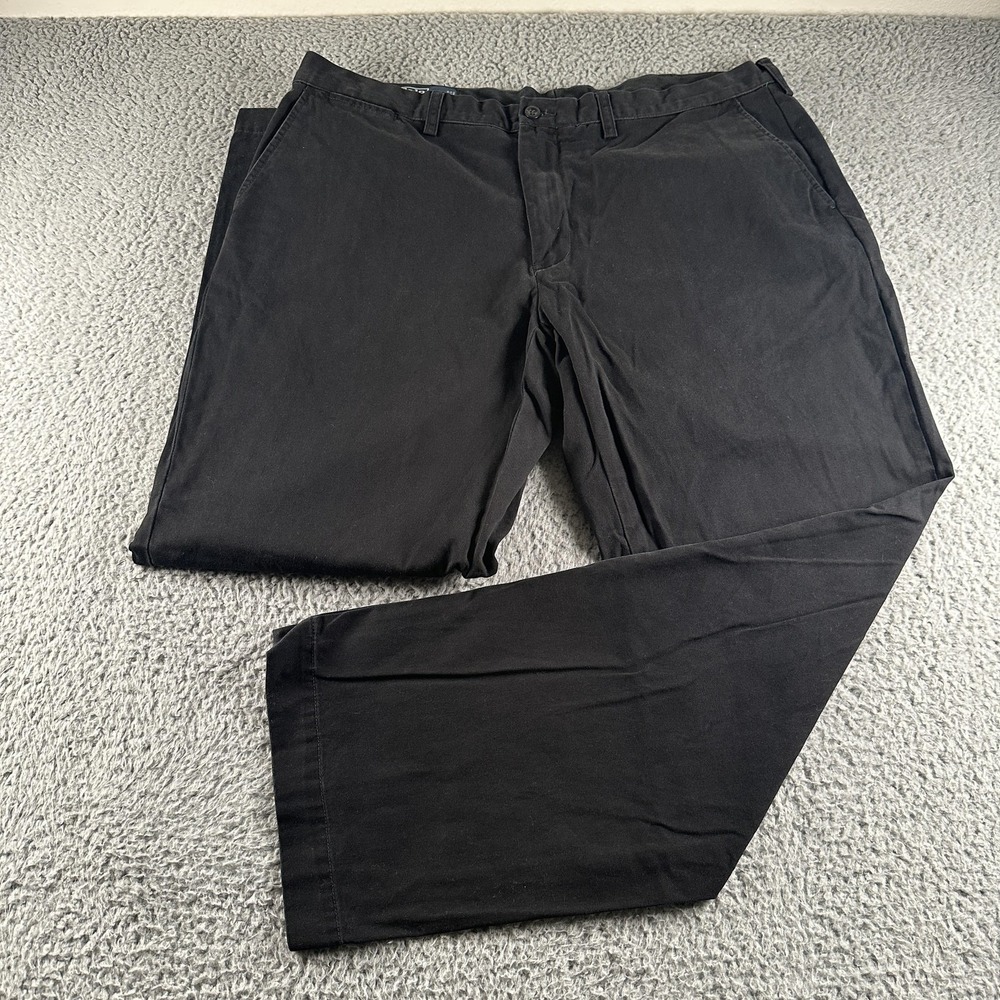 Polo Ralph Lauren Pants Mens 40(38 Fit)x30 Black Preston Chino Classic Fit Pony‎
